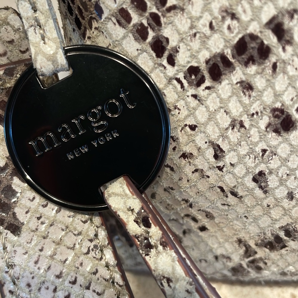 Margot New York Python Leather Pattern Clutch/Wri… - image 3